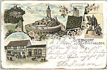 Sittendorf: Hotel "Zum Kyffhäuser" vor 1900